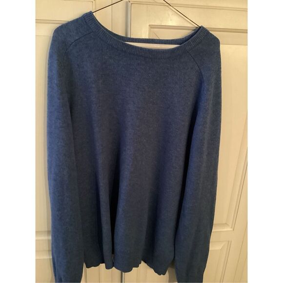 L.L. Bean 100% Lambswool Pullover Crew Neck Sweater Sz L Vintage - Picture 1 of 6